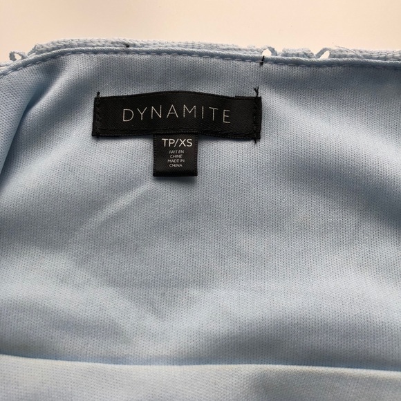 ⭐️ 2 for 25$ | Dynamite Blue Peplum Lace Camisole - Picture 5 of 6